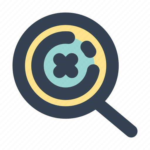 Magnifying glass, search, find, cross, reject, bad, magnifying icon - Download on Iconfinder
