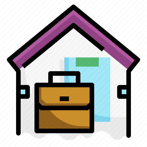 Briefcase, document, home, house, quarantine, suitcase, working icon - Download on Iconfinder