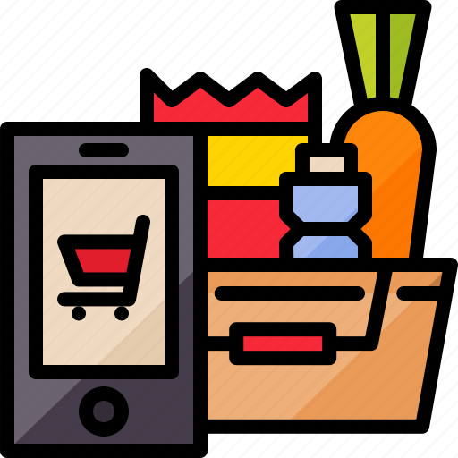 Cart, coronavirus, covid, ecommerce, quarantine, shopping, shopping online icon - Download on Iconfinder