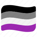 asexual, flag, queer, ace, lgbt, lgbtq, pride 