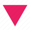 inverted, pink, queer, triangle, lgbt, lgbtq 