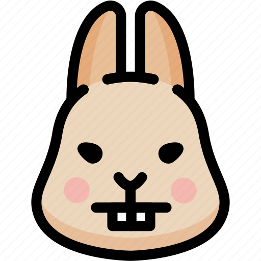 Emoji, emotion, expression, face, feeling, nerd, rabbit icon - Download on Iconfinder