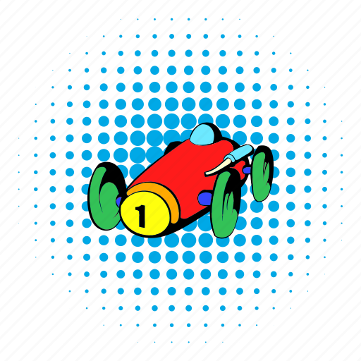 Car, comics, formula, race, racecar, speed, sport icon - Download on Iconfinder