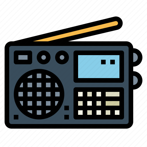 Electronic, music, player, portable, radio, technology icon - Download on Iconfinder