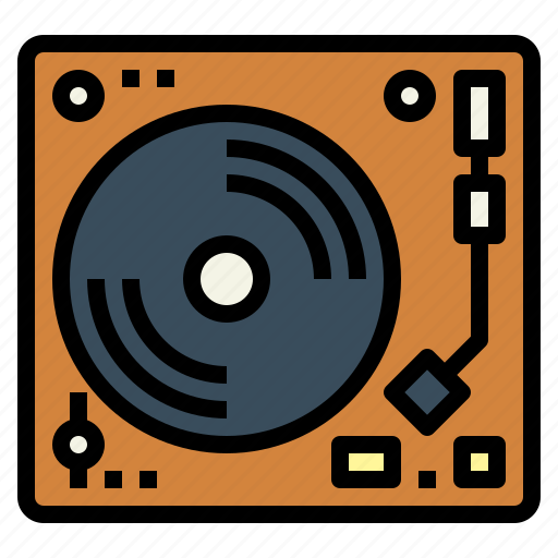 Music, player, technology, turntable, vinyl icon - Download on Iconfinder