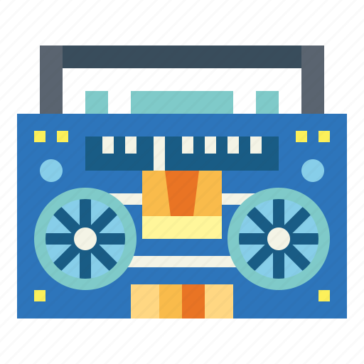 Boombox, music, player, radio, technology icon - Download on Iconfinder