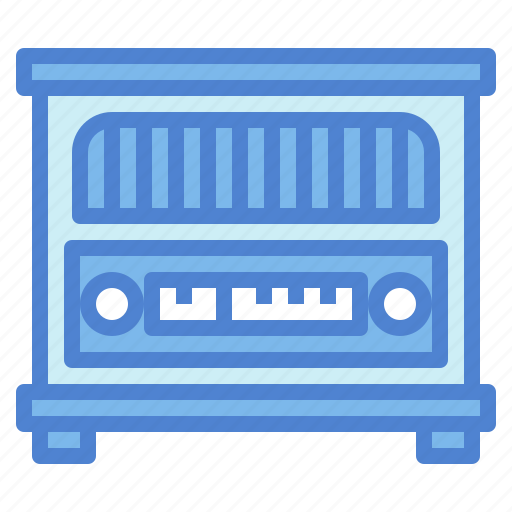 Electronic, music, radio, technology, vintage icon - Download on Iconfinder