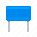 blue, capacitor, component, condenser, detail, radio