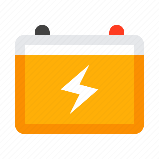Accumulator, battery, electricity, radio icon - Download on Iconfinder