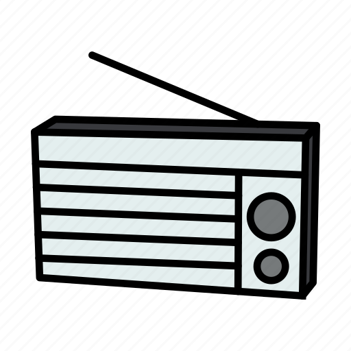 Antenna, device, music, news, radio icon - Download on Iconfinder