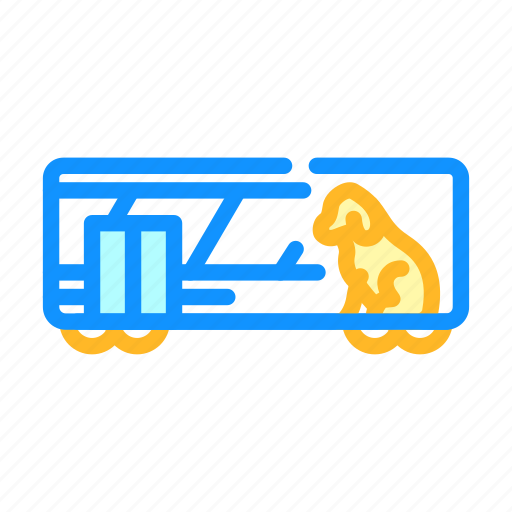Animal, carriage, railway, service, railroad, transport icon - Download on Iconfinder