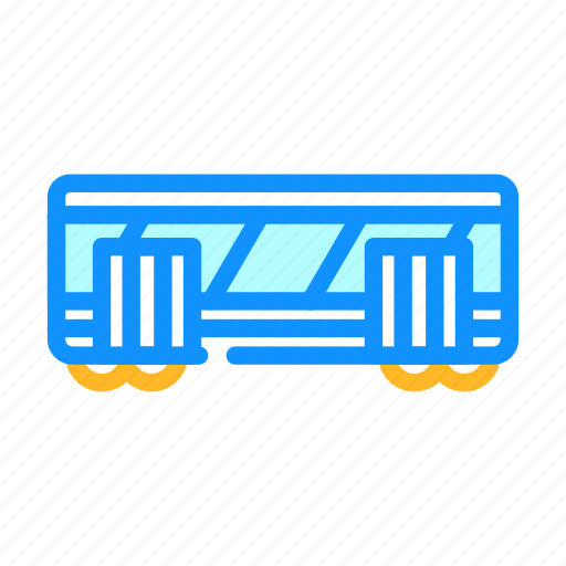 Railway, carriage, railroad, transport, service, train icon - Download on Iconfinder