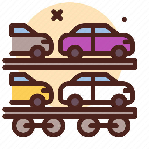 Cars, train, travel icon - Download on Iconfinder