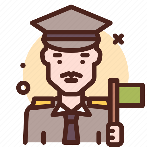 Officer, train, travel icon - Download on Iconfinder