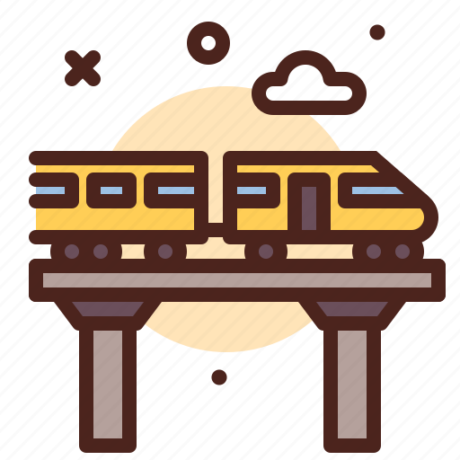 Suspended, train, travel icon - Download on Iconfinder