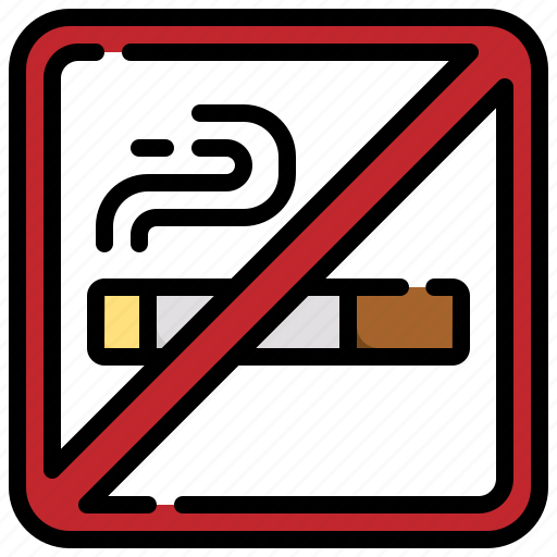 No, smoking, signaling, cigarette, prohibition, forbidden icon - Download on Iconfinder
