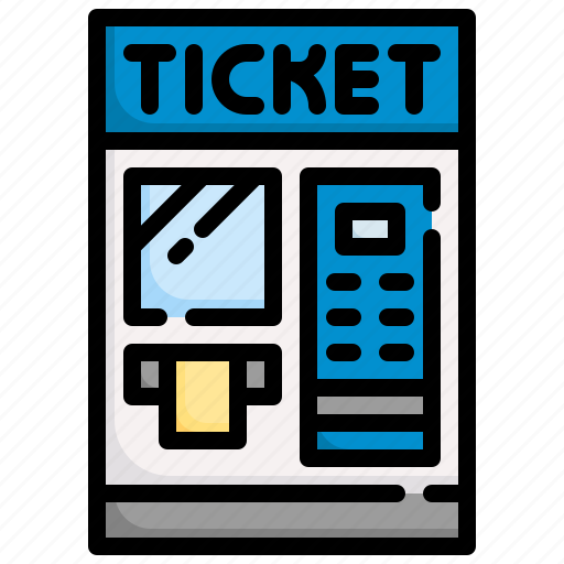 Ticket, machine, subway, access, metro icon - Download on Iconfinder