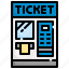 ticket, machine, subway, access, metro 