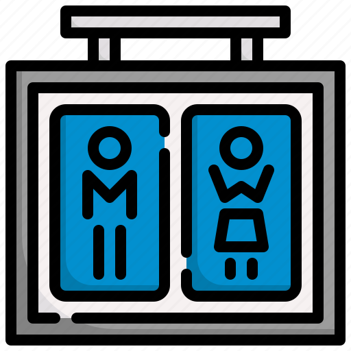 Toilet, signs, bathroom, restroom, sign icon - Download on Iconfinder