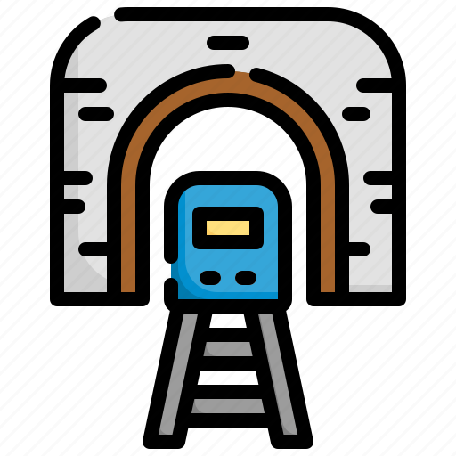 Tunnel, railway, street, travel, road icon - Download on Iconfinder