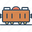 cargo, container, goods, goods train, train, transportation, wagon 