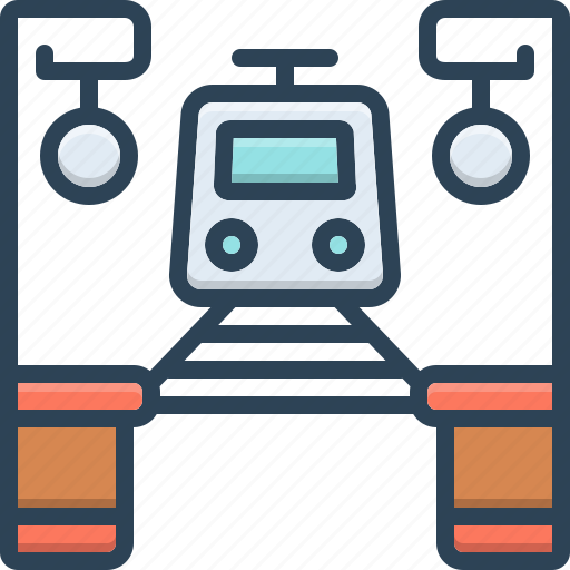Clock, journey, number, platforms, railway, station, transportation icon - Download on Iconfinder