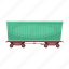 railway, road, transport, transportation, wagon 