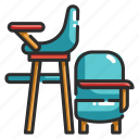 baby, chair, child, kid, seat, sitting