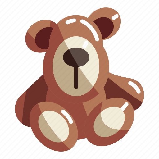 Baby, bear, brown, childhood, soft, teddy, toy icon - Download on Iconfinder