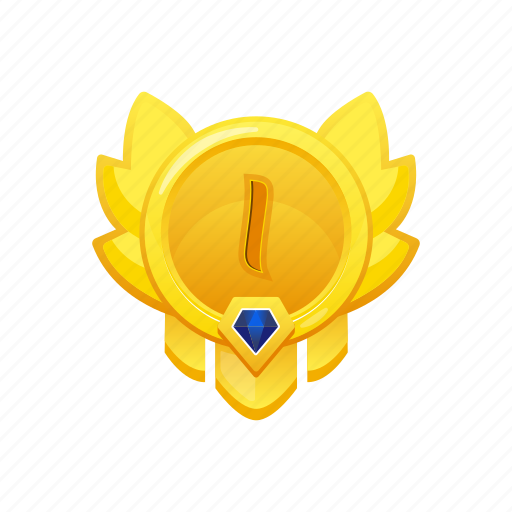 Rank, badge, award, medal, cup, level, winner icon - Download on Iconfinder