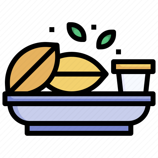 Poori, india, traditional, food, restaurant icon - Download on Iconfinder