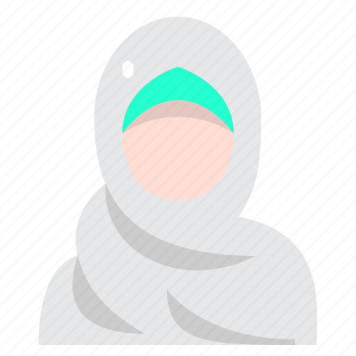 Hijab, ramadan, islamic, female, avatar, profile icon - Download on Iconfinder