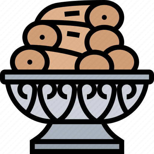 Dates, fruit, dessert, sweet, snack icon - Download on Iconfinder