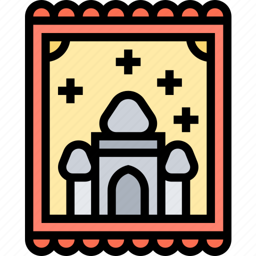 Prayer, mat, carpet, muslim, islamic icon - Download on Iconfinder