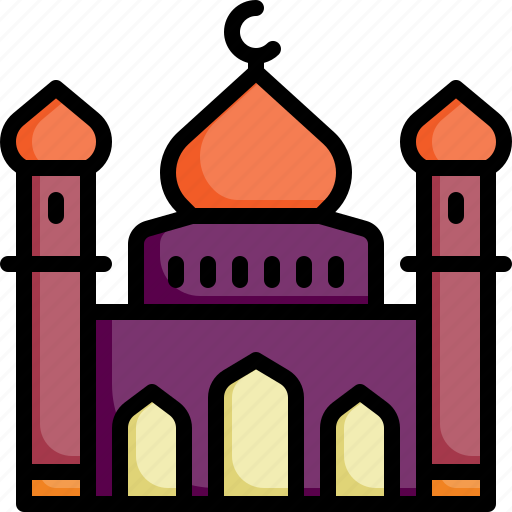 Mosque, architecture and city, muslim, faith, religious, islam, monuments icon - Download on Iconfinder