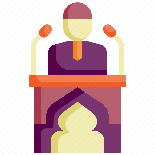 Sermon, muslim, islam, quran, pulpit, cultures, faith icon - Download on Iconfinder