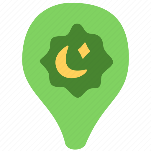 Location, mosque, ramadan, map icon - Download on Iconfinder