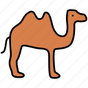 camel, desert, animal, ramadan