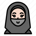 avatar, face veil, female, islam, muslim, niqab, woman