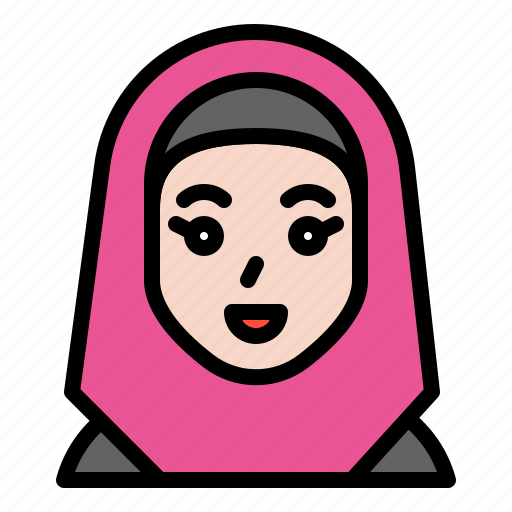 Avatar, female, hijab, islam, muslim, ramadan, woman icon - Download on Iconfinder