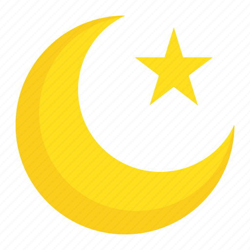Moon Star Svg Png Icon Free Download - Transparent Islam Crescent