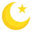 crescent, moon, muslim, ramadan, star 