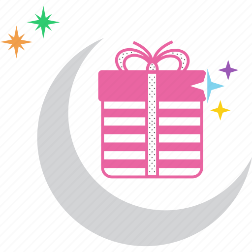 Celebrate, festival, gift, present, ramadan, stars, christmas icon - Download on Iconfinder