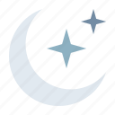 crescent, islam, moon, star