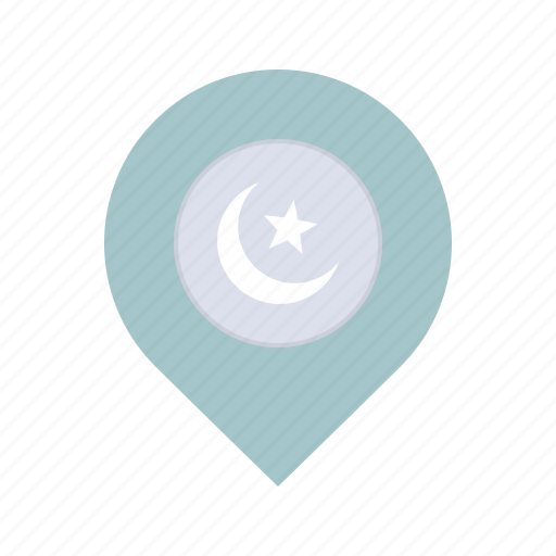 Location, mosque, navigation, pin icon - Download on Iconfinder