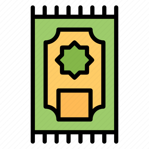 Prayer, religion, muslim, islam, carpet, mat, pray icon - Download on Iconfinder