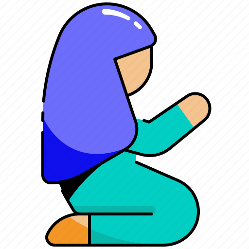 Pray, praying, muslim, women icon - Download on Iconfinder