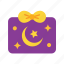 gift, present, ramadan, charity, islamic, religion, box, package 