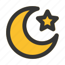 islam, muslim, religion, islamic, half, moon