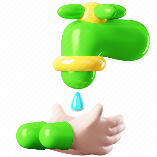 Wudhu, washing hands, hygiene, clean, washing, soap, cleaning 3D illustration - Download on Iconfinder